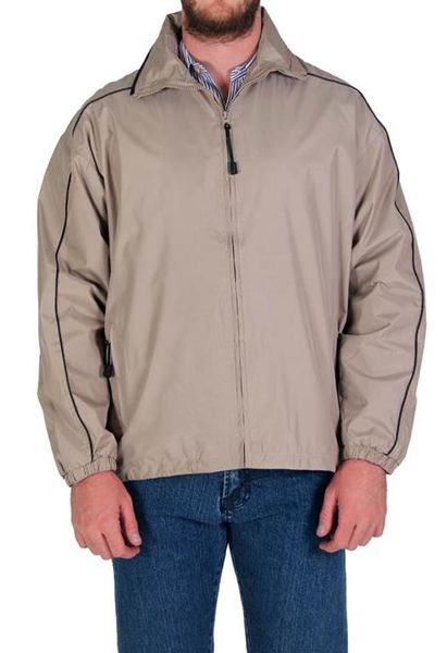 Restless Men's Piped Jacket - Stone