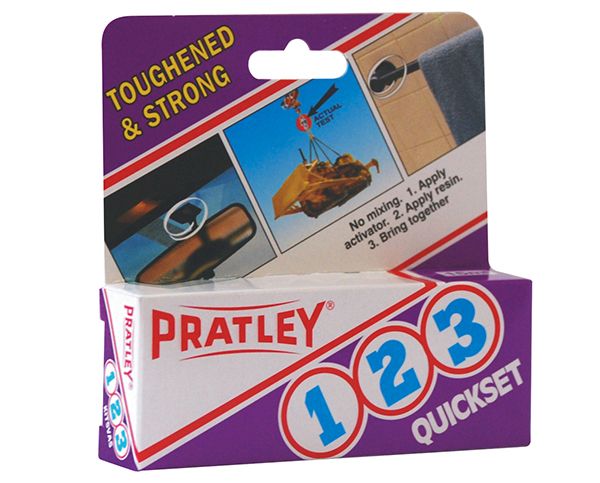 Pratley - 1-2-3 15ml Quickset Adhesive