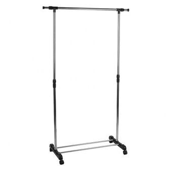Single Pole Telescopic Clothes Rack