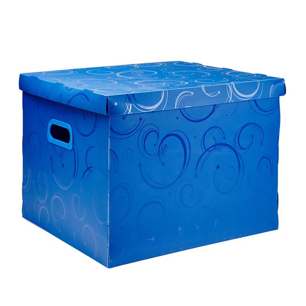 Meeco Creative Collection P.P Archive Size Storage Box - Blue