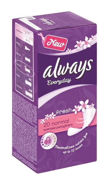 Always Everyday Liners Normal Scented - 20s
