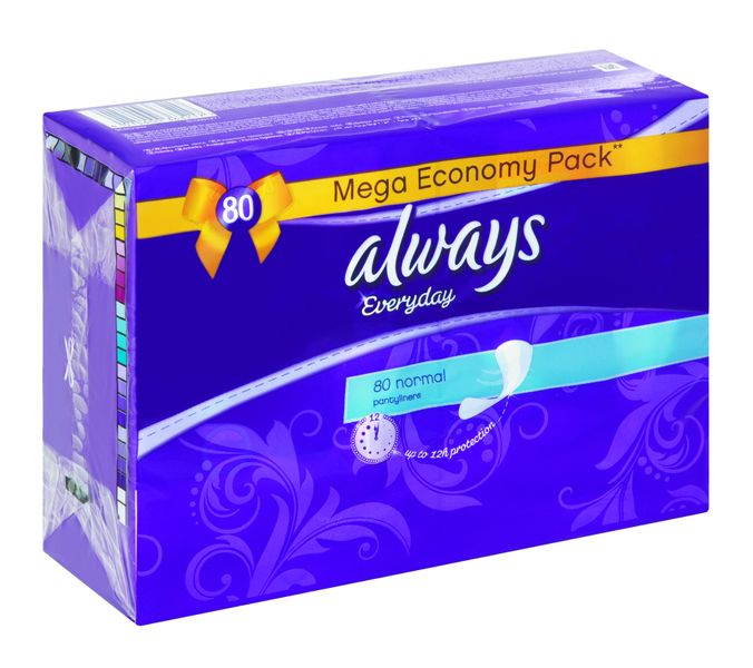 Always Everyday Liners Normal Scented - 80s