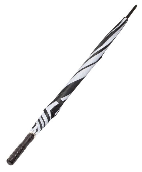 Marco Golf Umbrella - Faux Wooden Handle [Black &amp; White]