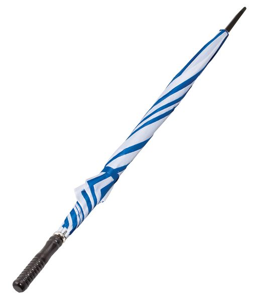 Marco Golf Umbrella - Faux Wooden Handle [Sky Blue &amp; White]