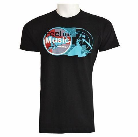Drunknmunky Feel It T-shirt in Black