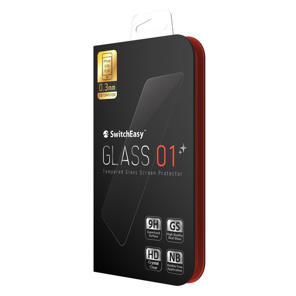 SwitchEasy Tempered Glass Screen Protector for the Apple iPhone 6/6S Plus - Ultra Clear