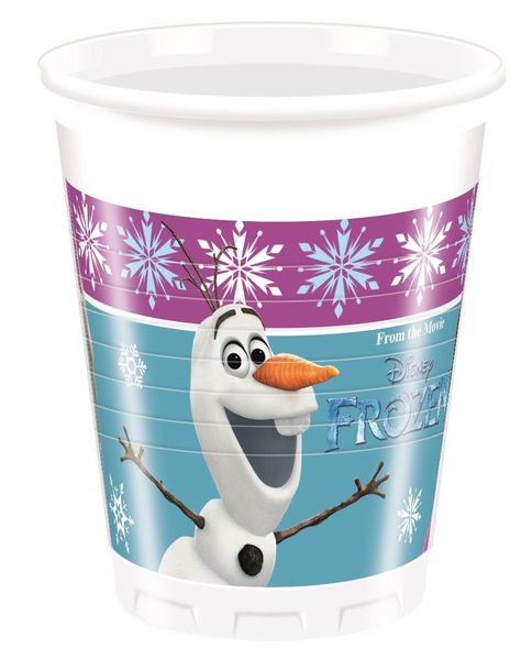 Frozen Northern Lights Plastic cups 200ml 8pack