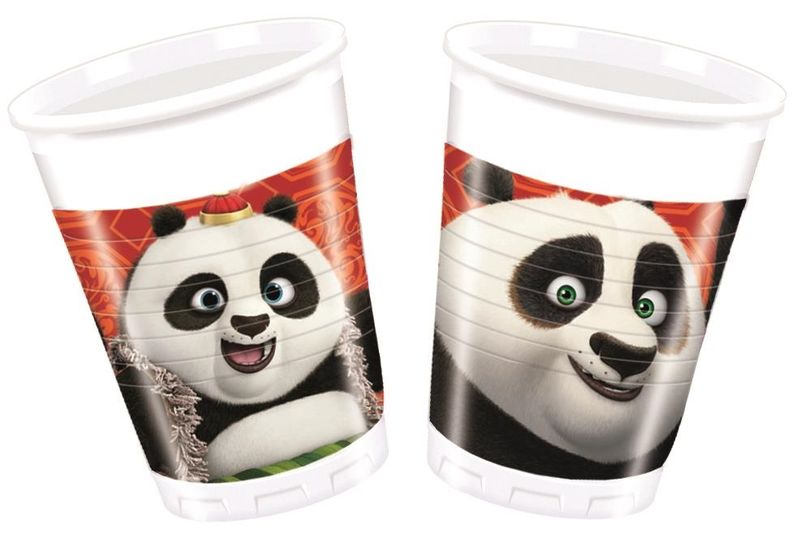 Kung Fu Panda Plastic Cups