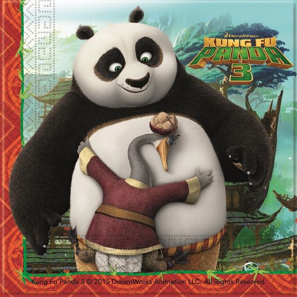 Kung Fu Panda 2Ply Paper Napkins