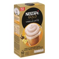 Nescafe Gold - Vanilla Latte - 10 x 18.5g Sachets | Buy Online in South ...