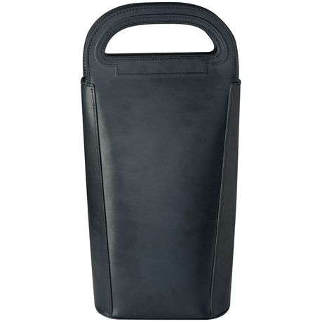 Eco Bonded Leather Wine Cooler Bag Black Eco Bonded Leather Wine Cooler Bag Black