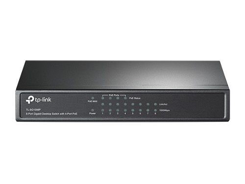 TP-Link 8-Port Gigabite 4-Port POE Desktop Switch