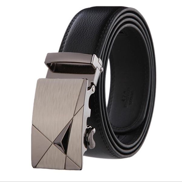 Yeoman Elegant Men's Black Ratchet Belt - Style 2 Black