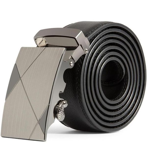 Yeoman Elegant Men's Black Ratchet Belt - Style 5 Black