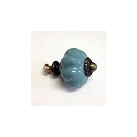 Pamper Hamper Ceramic Teal Drawer Knob Buy Online In South