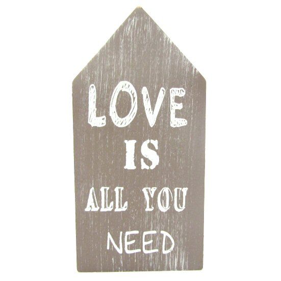Pamper Hamper - Wood Decor Love Is All You Need