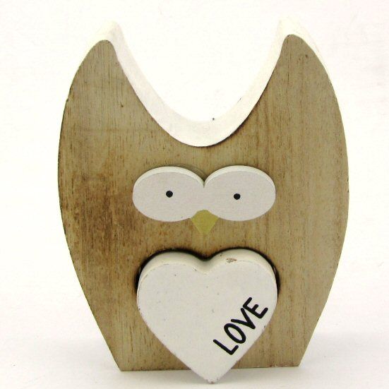 Pamper Hamper - Wooden Owl Decoration