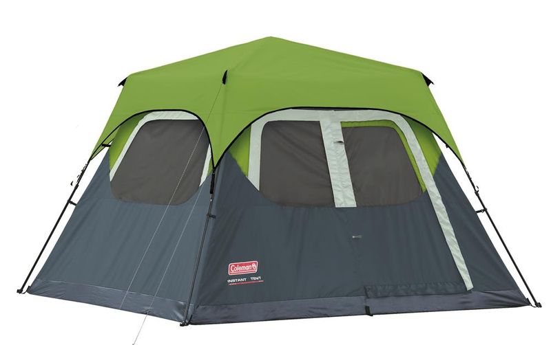 Coleman Fastpitch Instant Cabin 6 Person Family Tent with Flysheet