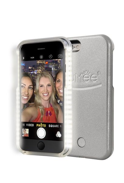 LuMee Lighted Cell Phone Case for iPhone 6S - Silver