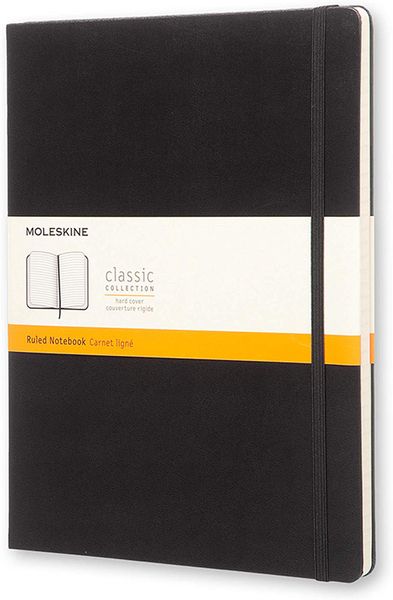 Moleskine Classic Black X-Large Ruled Notebook