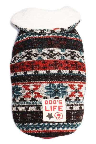 Dogs Life - Chic Vintage Wool Cape Coat - Red
