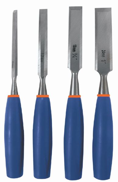 Fragram - Sharp Blue Wood Chisel - 4 Piece