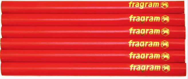 Fragram - Carpenters Pencil Carded - 6 Piece