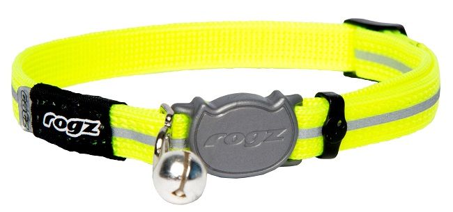 Rogz - 11mm AlleyCat Collar - Yellow