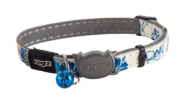 Rogz - GlowCat 8mm Glow-in-the-Dark Collar - Blue