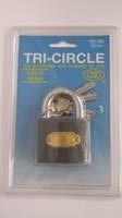 Moto-Quip - Tri Circle Iron Standard Padlock - 5cm