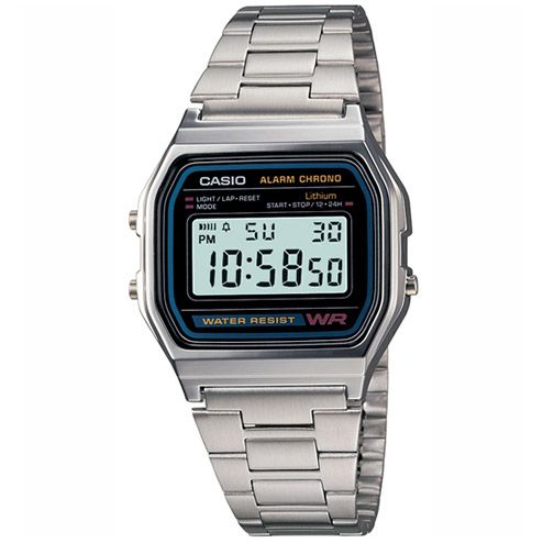 Casio Mens A158WA-1Q Retro Digital Watch
