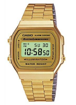 Casio Mens A168WG-9WDF Illuminator Quartz Retro Digital Watch