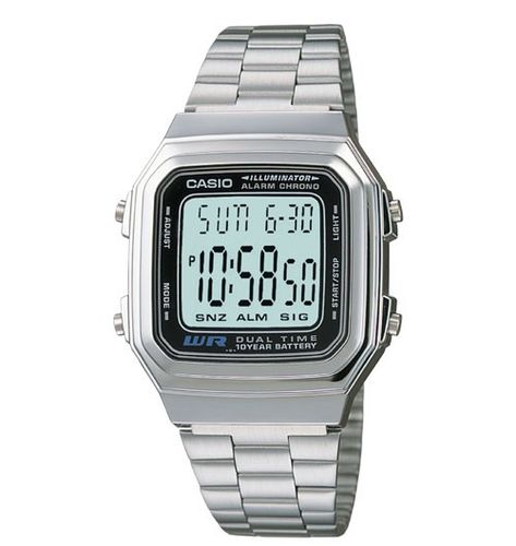 Casio Mens A178WA-1AUDF Illuminator Retro Digital Watch