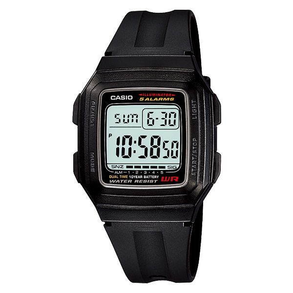 Casio Mens F201WA-1AUDF Digital Watch
