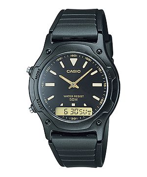 Casio Mens AW-49HE-1AVUDF Anadigital Watch
