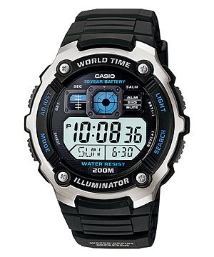 Casio Mens AE-2000W-1AVDF World Time Digital Watch