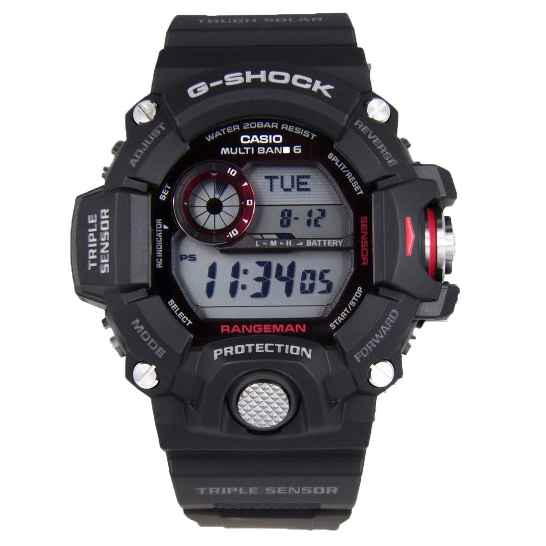 Casio Mens GW94001DR GShock Rangeman Digital Watch Shop Today. Get