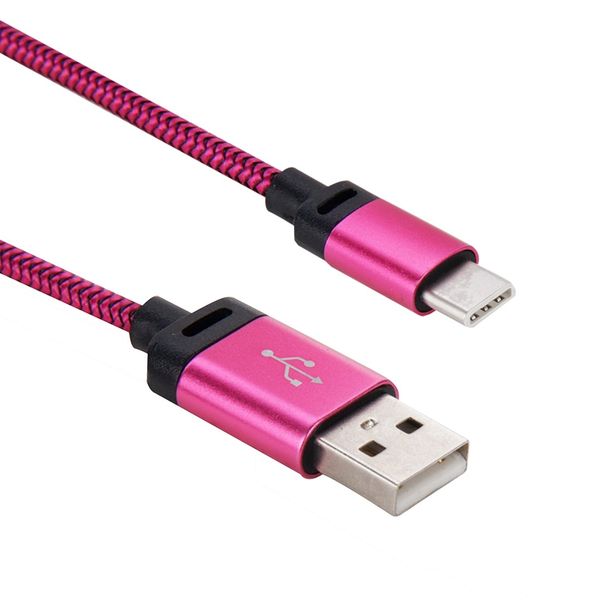 Tuff-Luv USB Type C to USB 3.1 - Data/Charge Cable 1 Meter (Woven Style wit