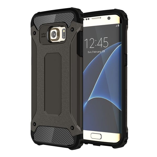 Tuff-Luv Tough Armour Case for the Samsung Galaxy S7 Edge - Black