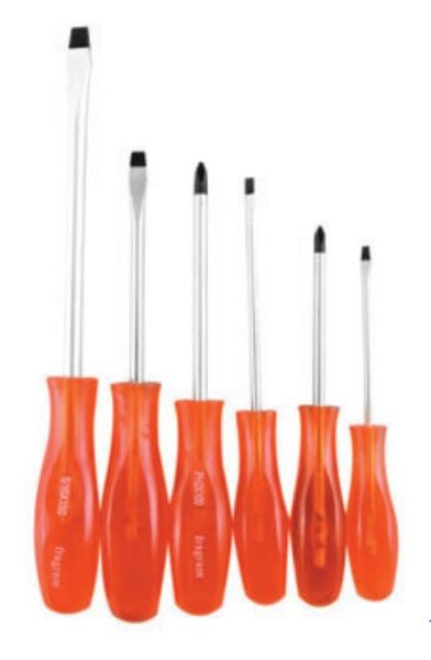 Fragram - Screwdriver Set Black Tip - 6 Piece
