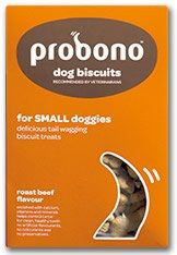 Probono - Roast Beef Dog Biscuits - Roast Beef Flavour - 1kg (Suitable for Small Dogs)
