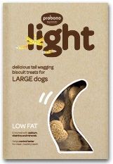 Probono - Light Dog Biscuits - Low Fat - 1kg (Suitable for Large Dogs)