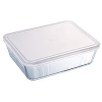 Pyrex - Storage Cook and Store Rectangular Dish With Lid- 2.6 Litre ...