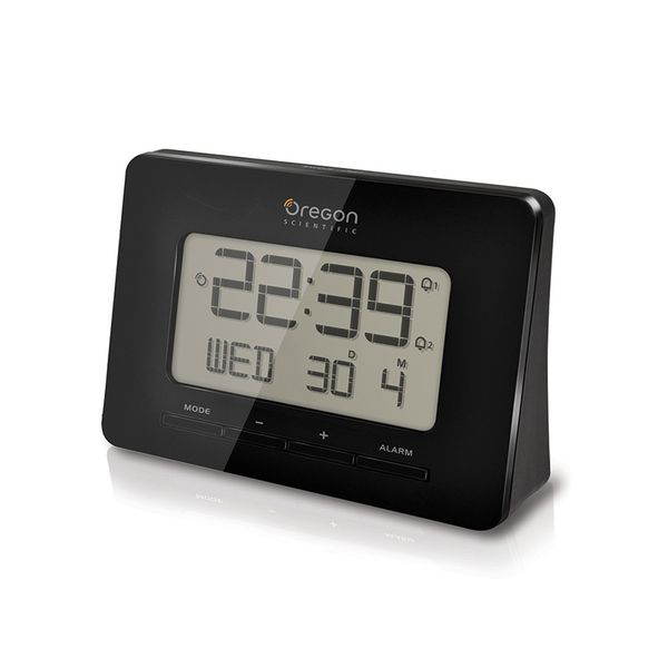 Oregon - Scientific Radio Controlled Alarm Clock - Black