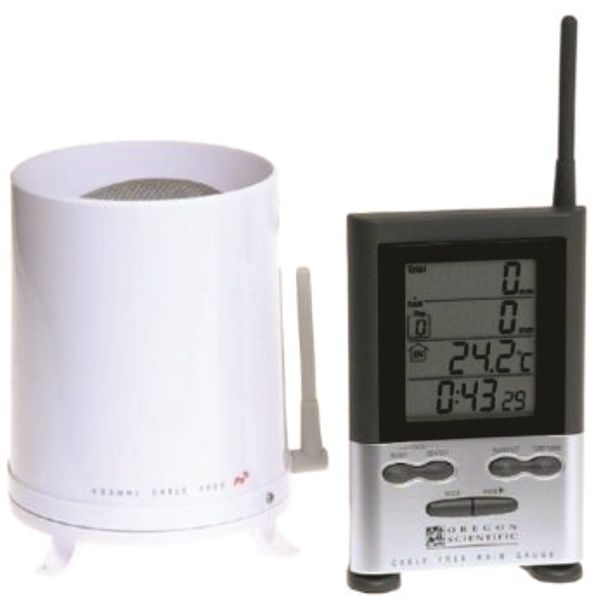 Oregon Scientific - Wireless Rain Gauge - Silver