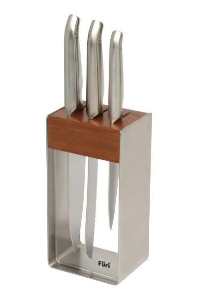 Furi - Pro 4 Piece Knife Block Set