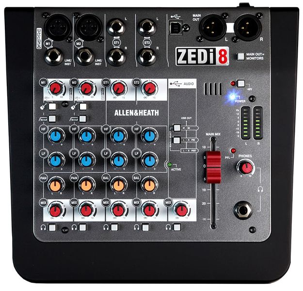 Allen &amp; Heath Zedi8 Hybridmixer / Usb Interface