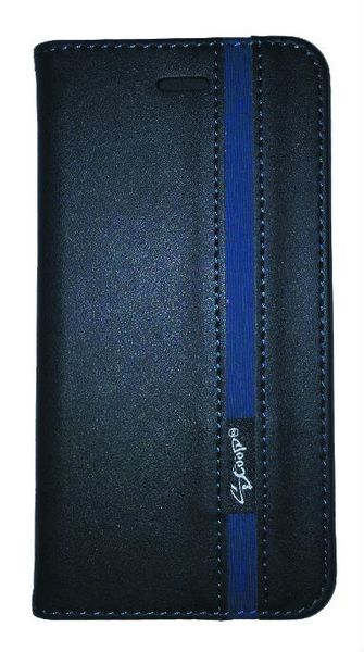 Scoop Executive Folio For Samsung S6 - Black &amp; Blue