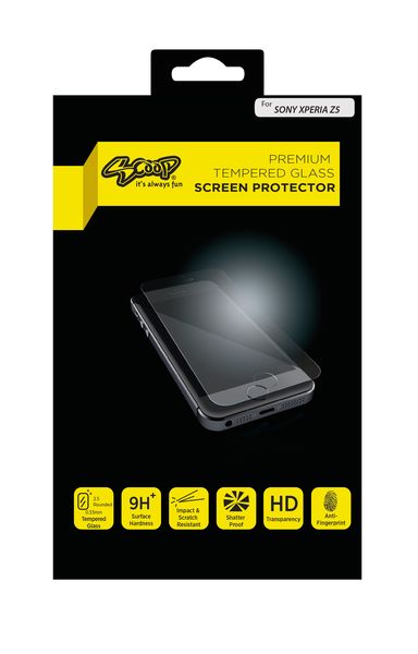 Scoop Tempered Glass For Sony Xperia Z5
