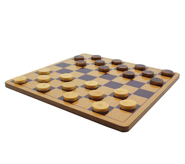 Classic Games - Wood Checkers